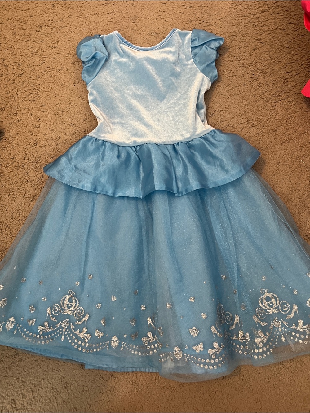 Disney Light Blue Cinderella Tulle Party Dress - Picture 5 of 5